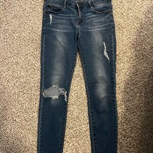 Distressed Blue Jeans for Women